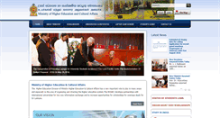 Desktop Screenshot of mohe.gov.lk