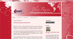 Desktop Screenshot of blog.mohe.gov.my